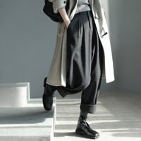 tucked wide cropped trousers　MA1718