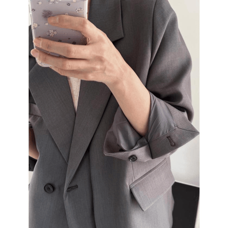 double placket jacket /2color　MA1151