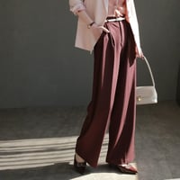 high waist pleated wide trousers　MA1670