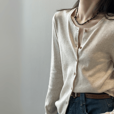 stripe harmony knit cardigan　MA1627