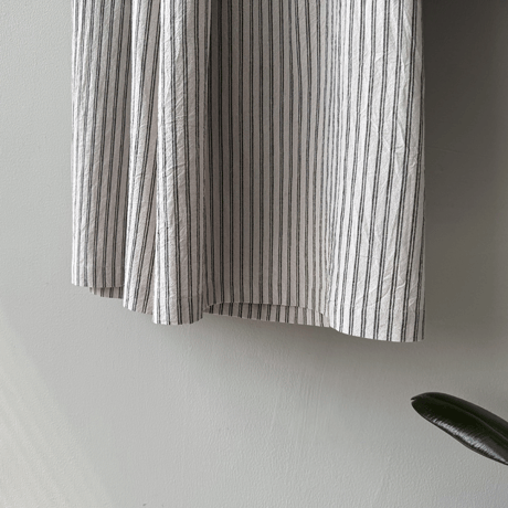 linen blend stripe widepants　MA1578