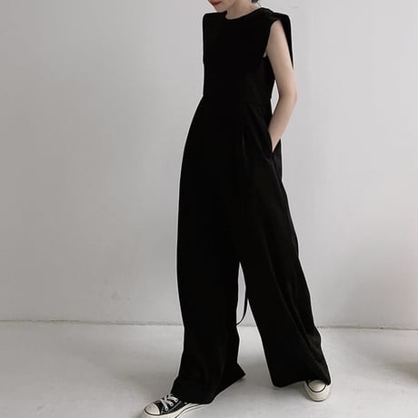 sleeveless wide leg jumpsuit　MA1849