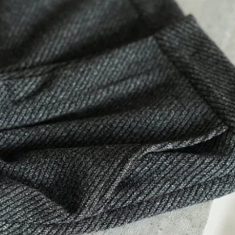 soft brushed straight wool-like pants　MA1716