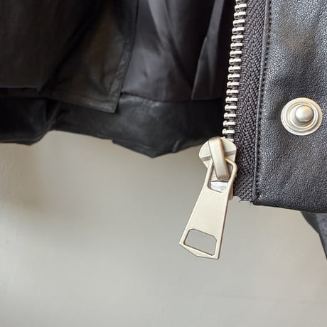 faux leather raglan jacket　MA1692