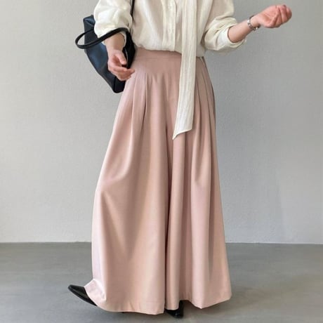 modern volume tuck flare pants　MA1798