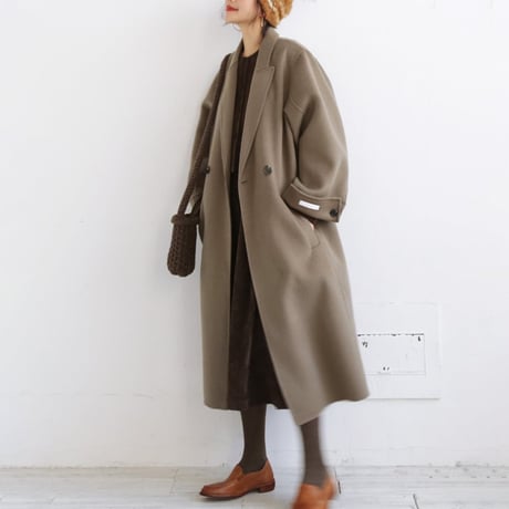 loose silhouette long coat　MA1298