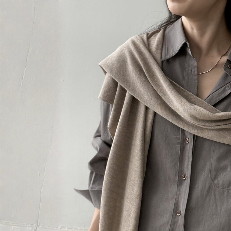 soft knit shoulder stole MA1658 | MaiA