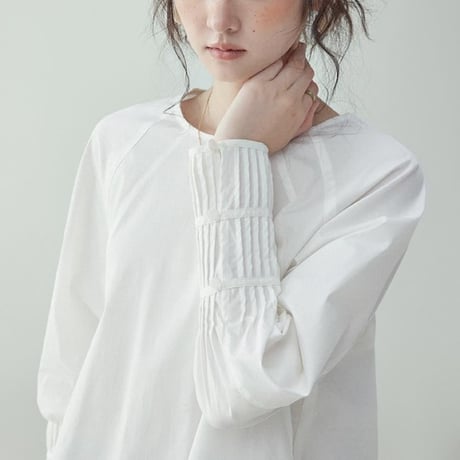 pleated cuff design tops　MA1183