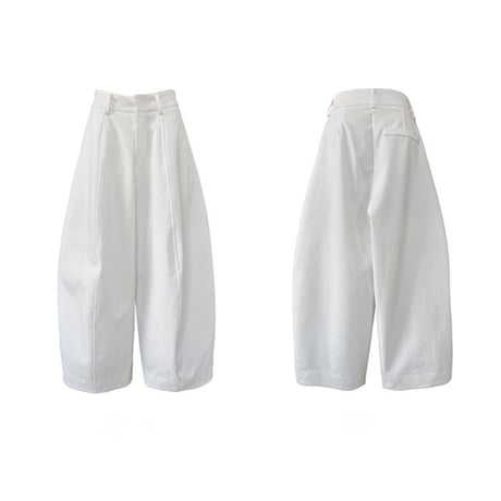 high waist center seam wide pants　MA1863