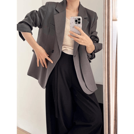 double placket jacket /2color　MA1151