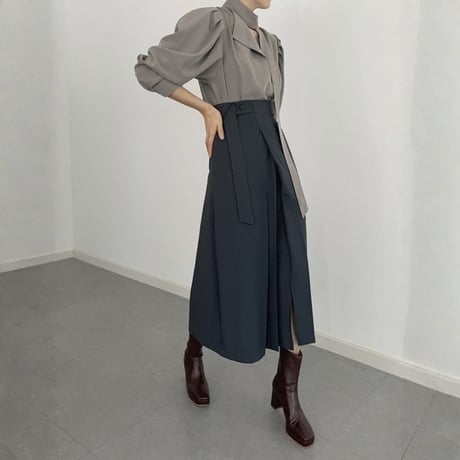 elegant slit high waist skirt　MA1841