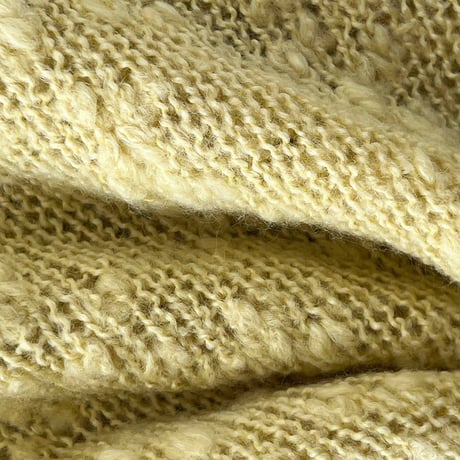 textured v-neck knit pullover　MA1768