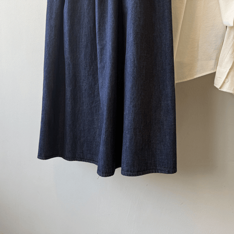 swing Denim Maxi Skirt　MA1635
