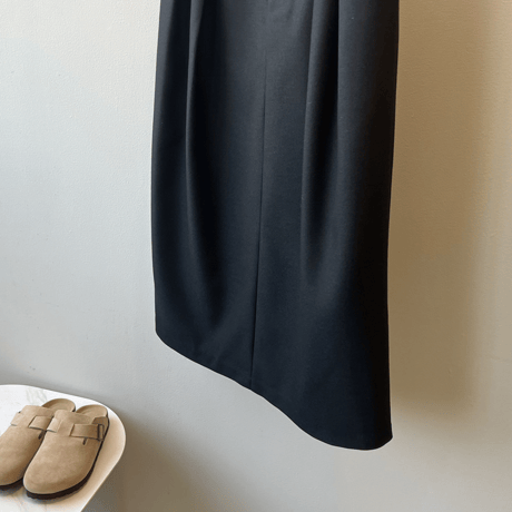 high-waist tuck flare skirt　MA1626