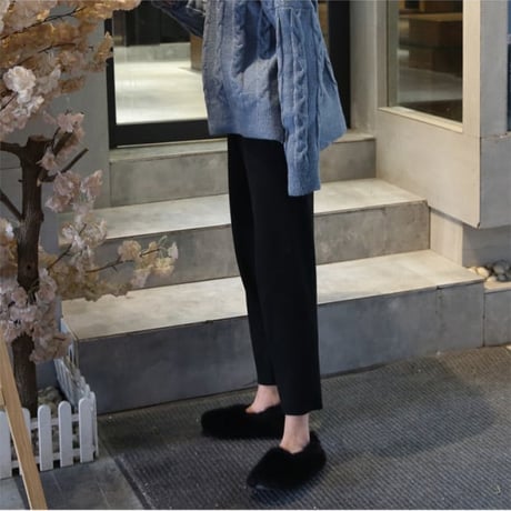 soft fit ankle knit pants　MA1754