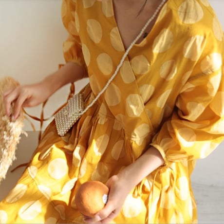 sunshine bubble vdress　MA1555