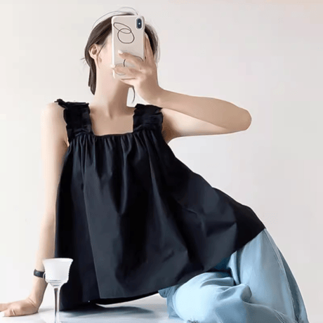 frill square flare top　MA1581