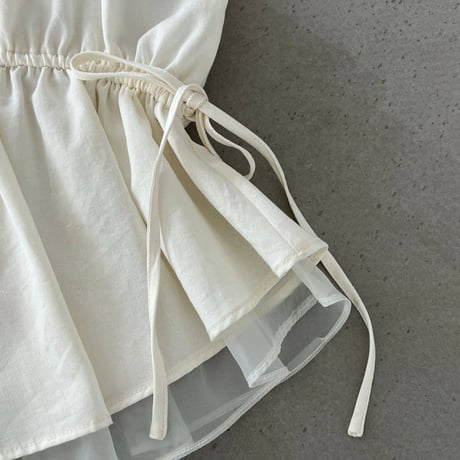 drawstring double hem camisole tops　MA1963