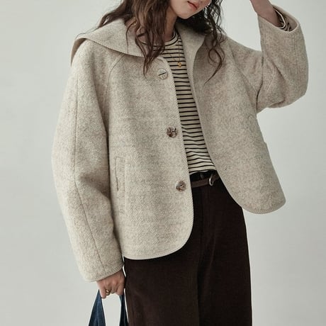 large collar short jacket　MA1142