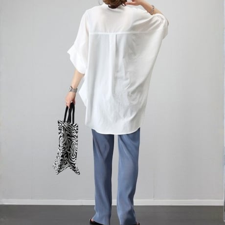 soft drape skipper blouse　MA1796
