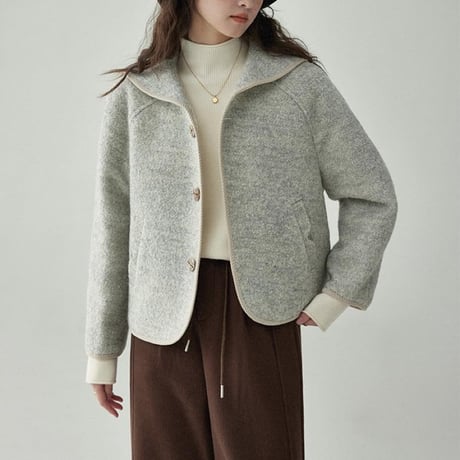 large collar short jacket　MA1142