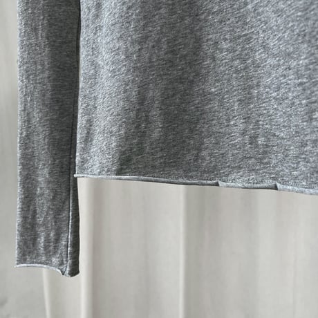 roll hem slim fit long sleeve tee　MA1867