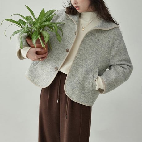 large collar short jacket　MA1142