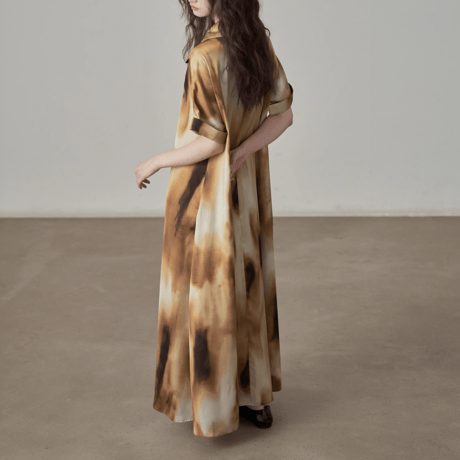 loose fit long shirt dress　MA1382