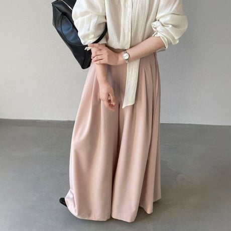 modern volume tuck flare pants　MA1798