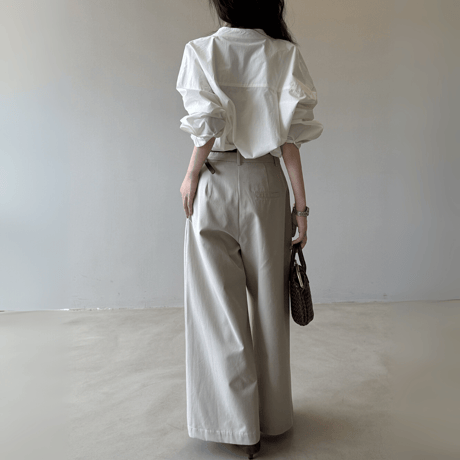 splicing design wide pants　MA1590