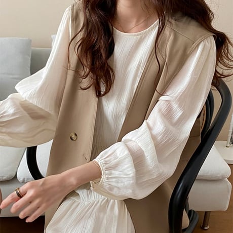 V-neck suit vest　MA1159