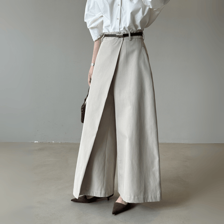 splicing design wide pants　MA1590