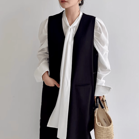layered sleeveless long onepiece　MA1449