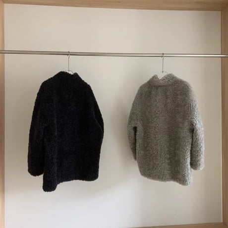 wool toggle shearling coat　MA1679