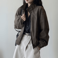 stand collar work blouson　MA1603