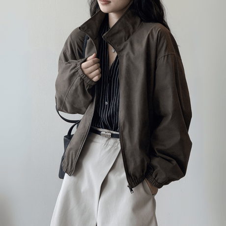 stand collar work blouson　MA1603