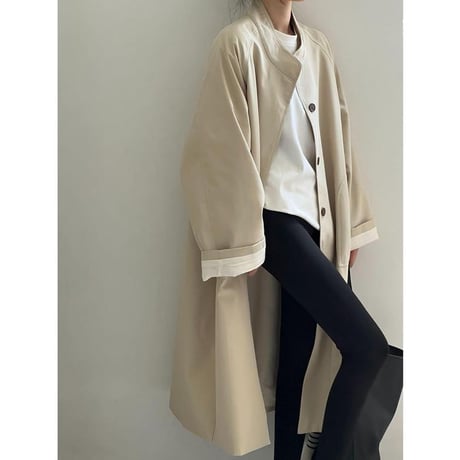 stand collar single coat　MA1135