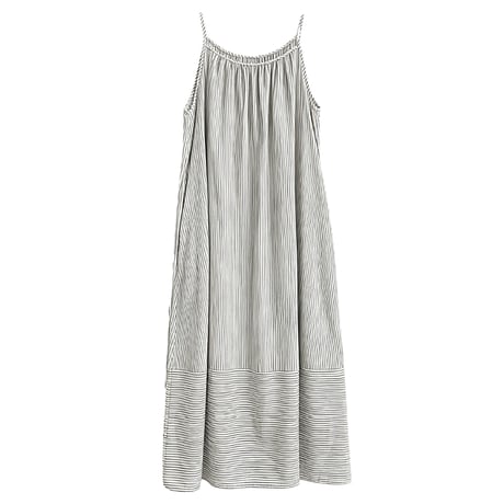 stripe camisole long dress/2color　MA1984