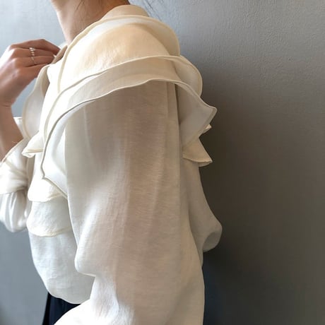 doll collar sweet blouse　MA1169