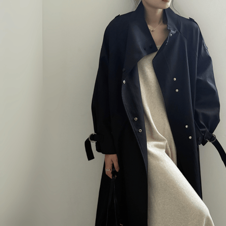 belted medium trench　MA1597