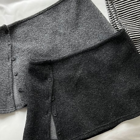 layered flare knit pants　MA1791
