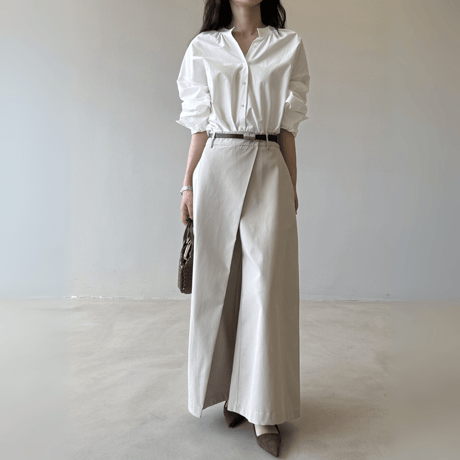 splicing design wide pants　MA1590