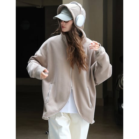 double zipper hoodie　MA1302