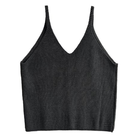 deep v-knit layering vest　MA1704