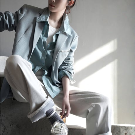 seasalt blue lapel jacket　MA1917