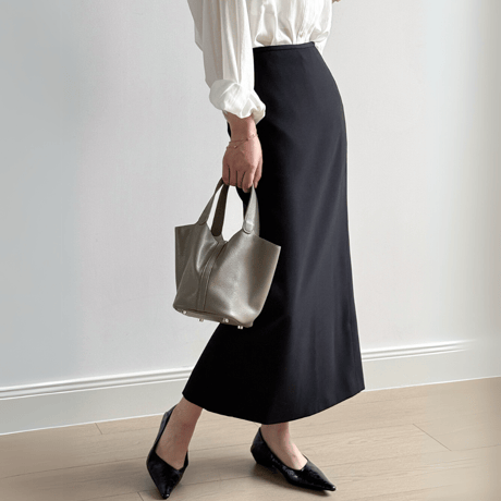 sleek midi skirt　MA1565