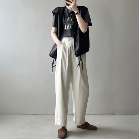 elegant loose silhouette bottoms　MA1633