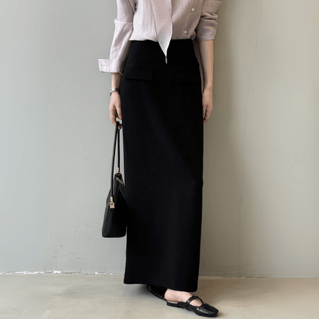 elegant straight tube skirt　MA1593