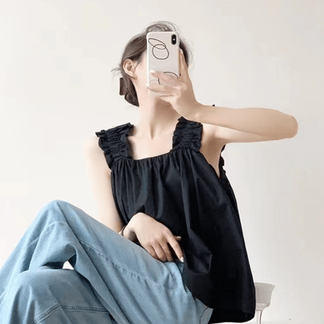 frill square flare top　MA1581