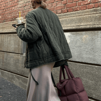 collarless quiting jacket　MA1299